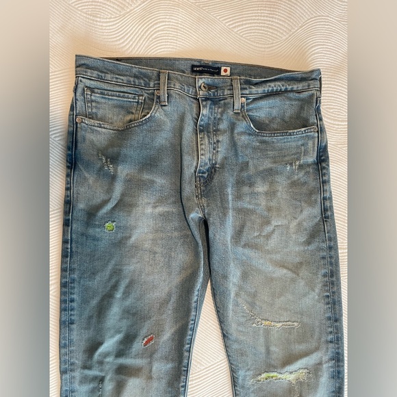 Levi’s Made & Crafted 502 Taper Fit Jeans - Nitchibotsu Light Wash - 34 / 34 - Picture 4 of 13